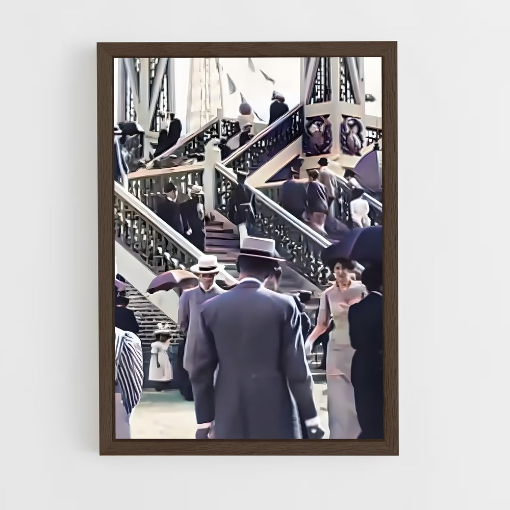 Poster Escaliers de Paris – affiche Jeux Olympiques (vue 5)